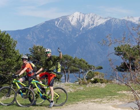 Mountainbike-Touren mit der Familie in den katalanischen Bergen