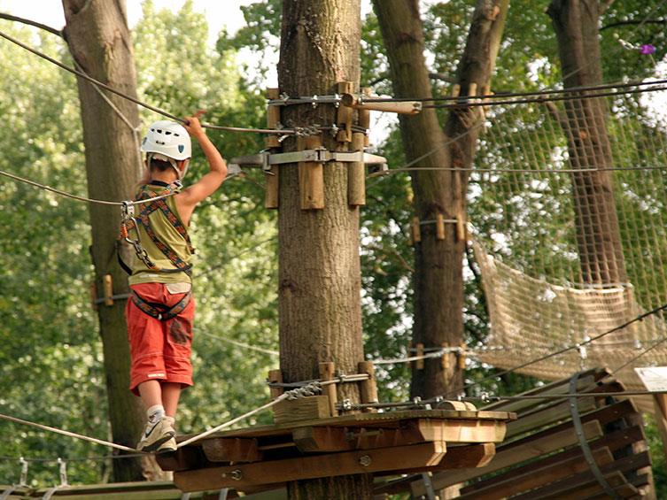 Tree climbing for all the family at Err, Font-Romeu