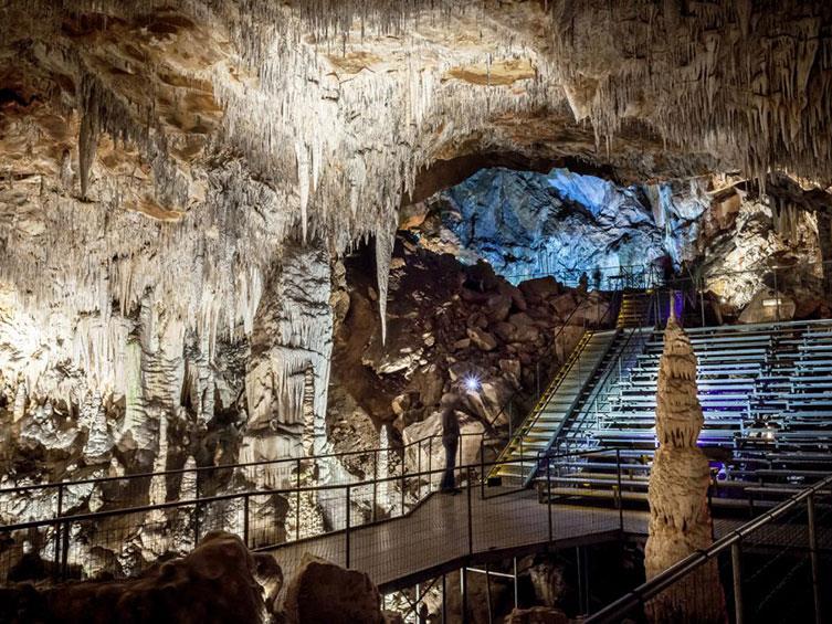 Visits to the Canalettes caves in Villefranche-de-Conflent or Fontrabiouse, the highest converted cave in Europe