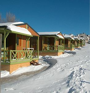 Mobile home rental for your next winter holiday at the Campsite Ilisa in Saillagouse